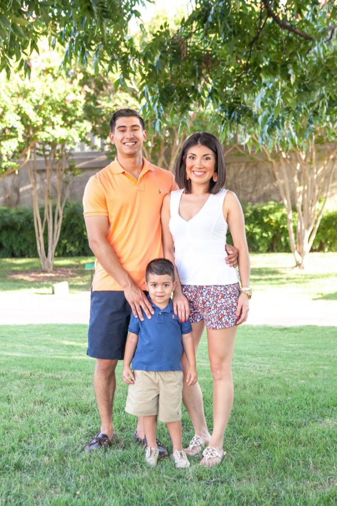 Smart Family Dentistry staff member Marisa with her family