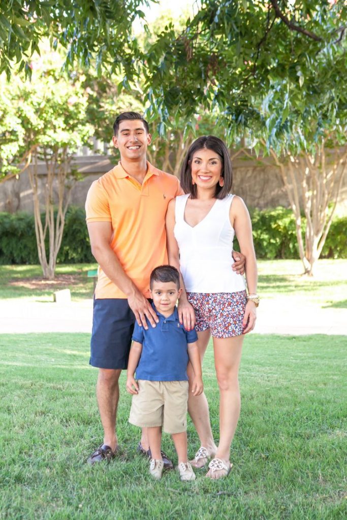 Smart Family Dentistry staff member Marisa with her family