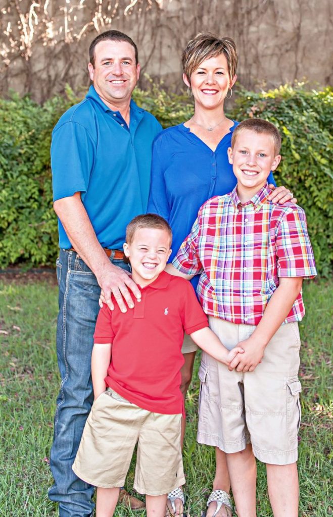 Smart Family Dentistry staff member Lori with her family