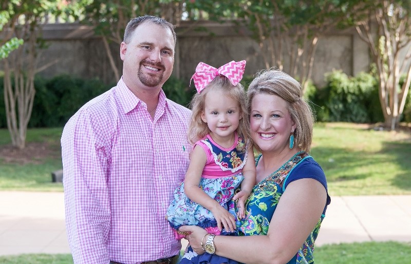 Smart Family Dentistry staff member Meredith with her family