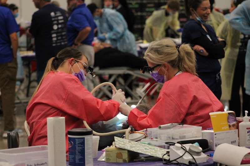 Dr. Lyndi Smart at giving back event