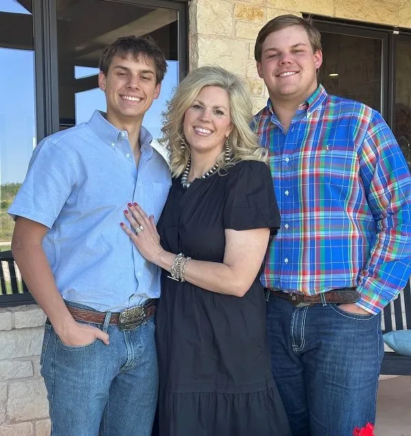 Dr. Lyndi Smart with husband and son